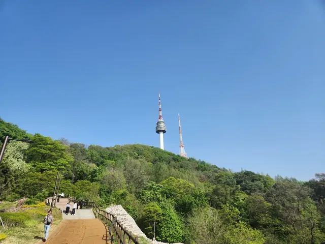 春のソウル、青空散歩：南山から明洞の路地まで
