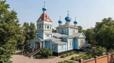 Saint Nicholas Orthodox church in Almaty