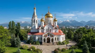 Saints Faith, Hope, Charity and Their Mother Sophia Orthodox church in Almaty