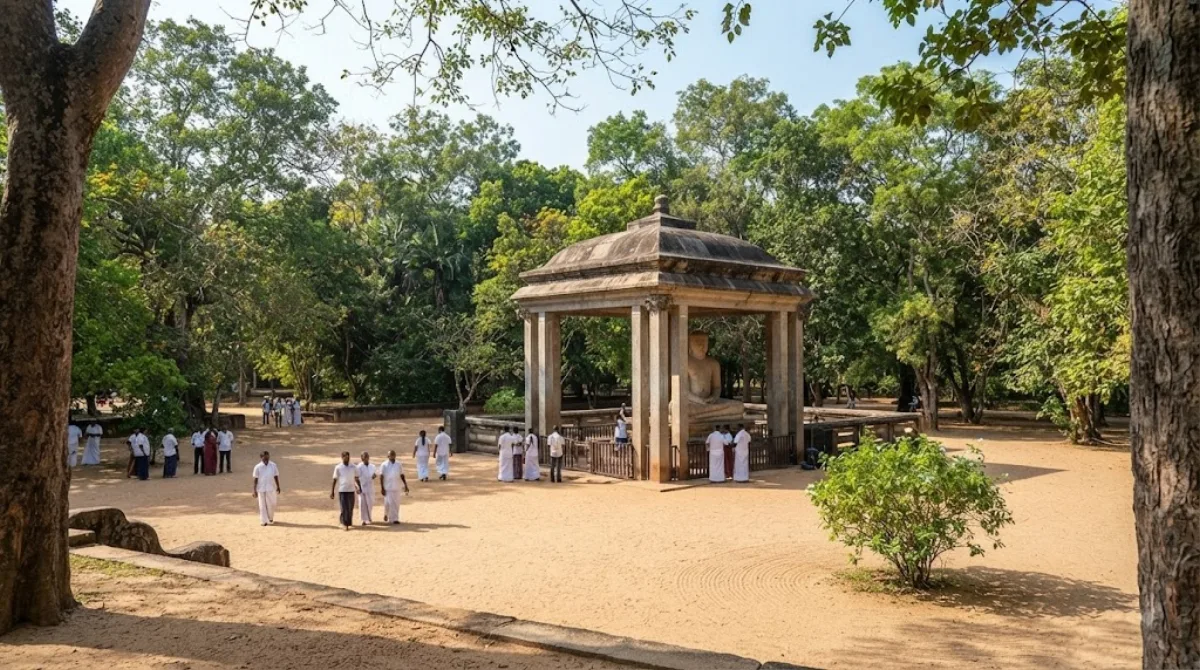 Mahamevnāwa Park in Anuradhapura