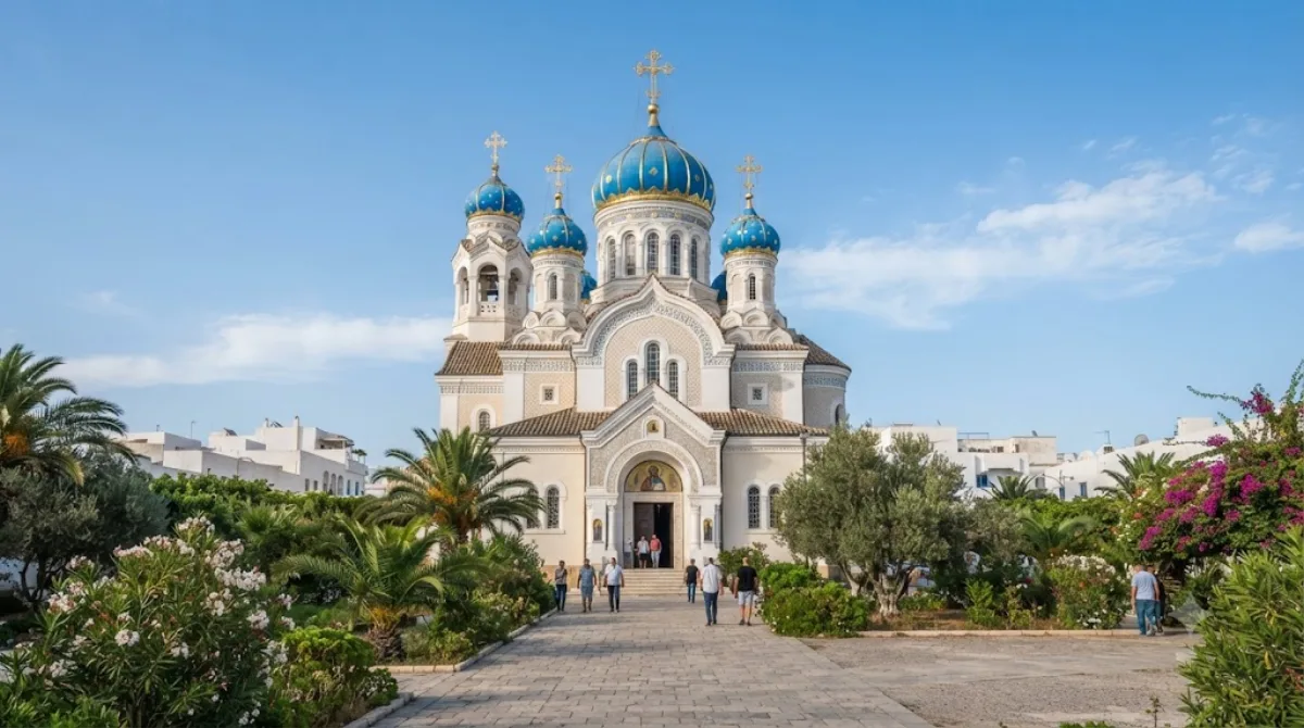 Saint Alexander Nevsky Orthodox church in Bizerte