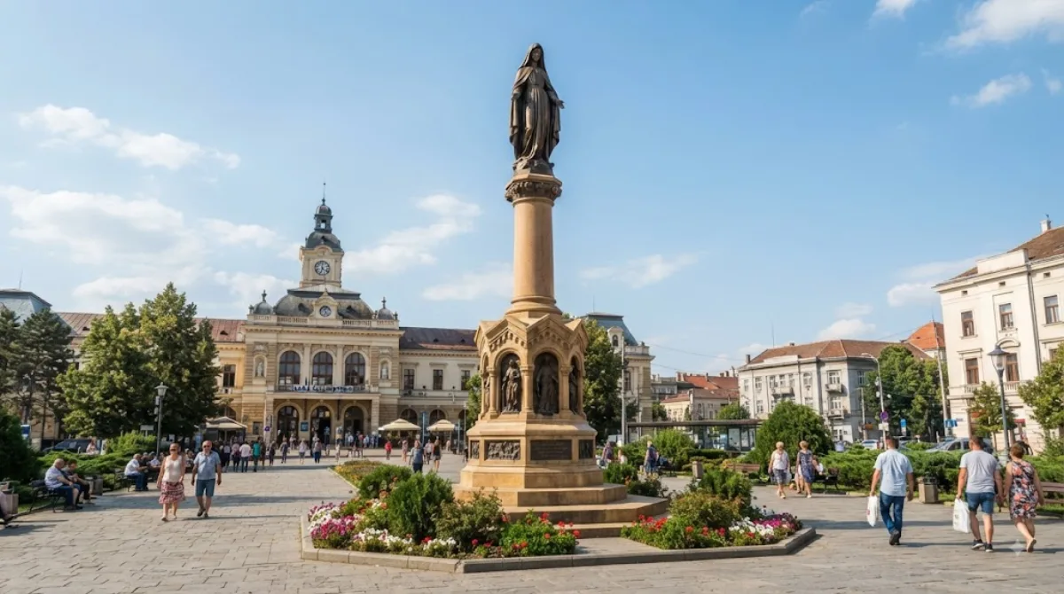 Saint Mary the Protector monument in Cluj-Napoca