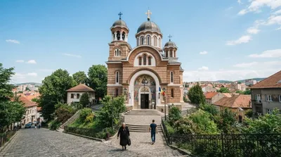 "Uphill" Holy Trinity Orthodox church in Cluj-Napoca