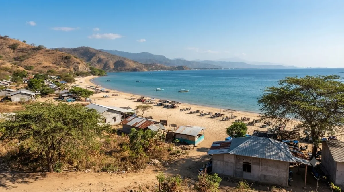 Areia Branca beach and hinterland