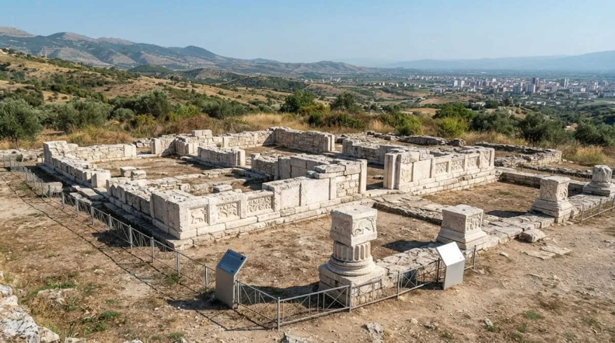 Basilika auf dem Tepe-Hügel