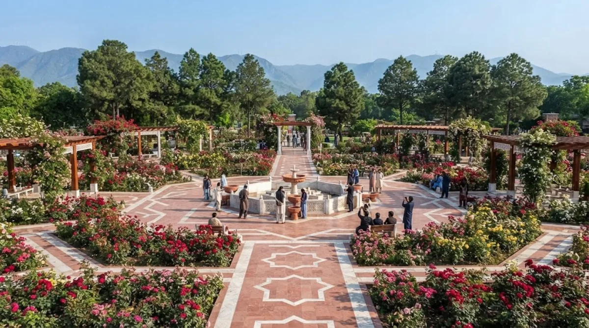 Jardin des roses et du jasmin