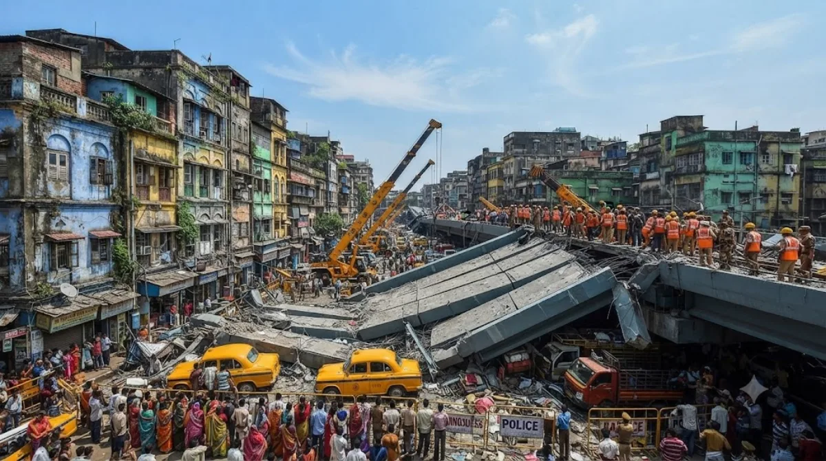 Kolkata flyover collapse