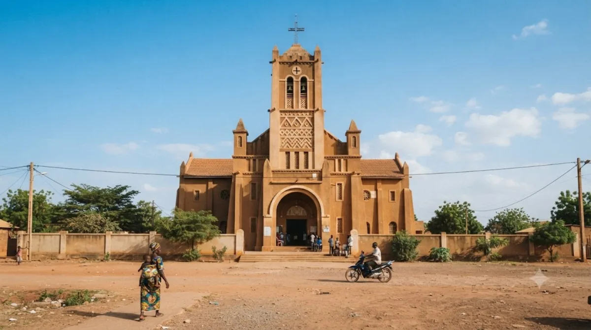 Saint-Augustin cathedral in Koudougou