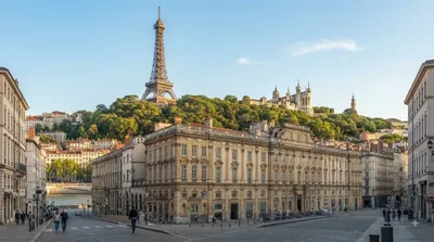 Metallic tower of Fourvière
