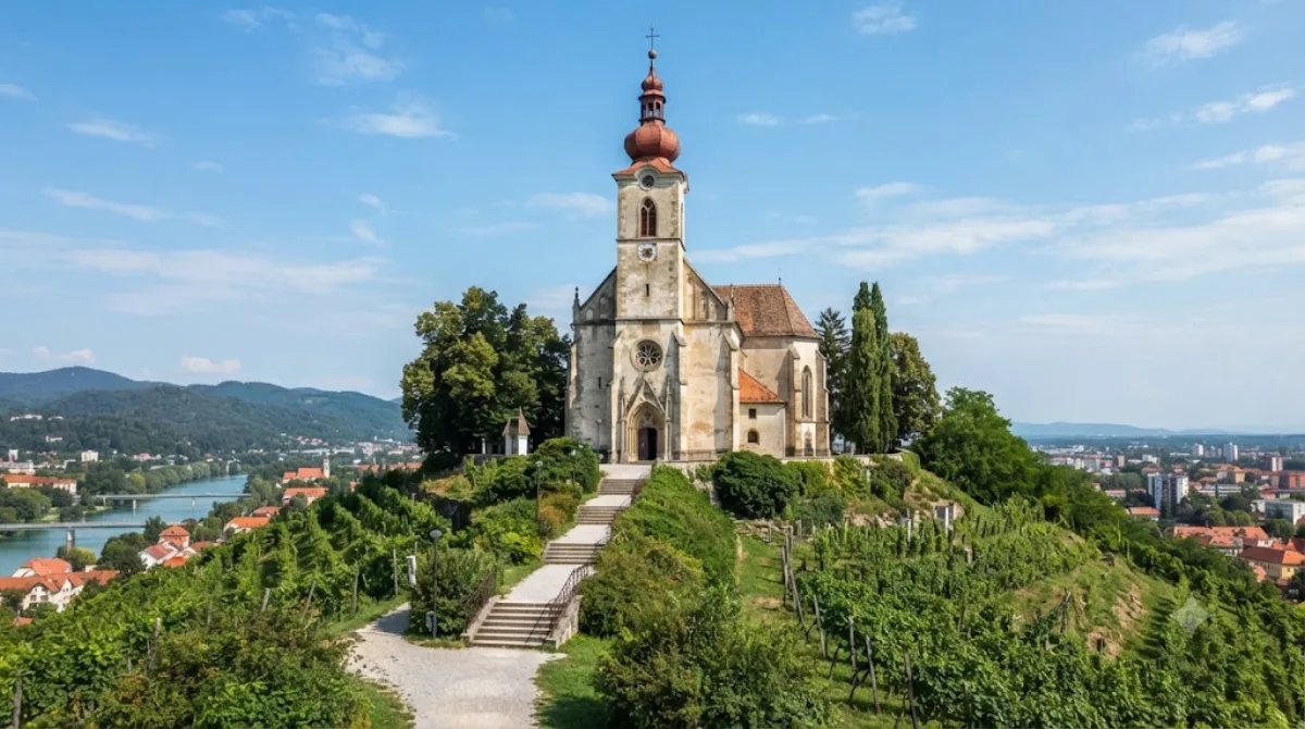 Église Sainte-Barbe de Za Kalvarijo