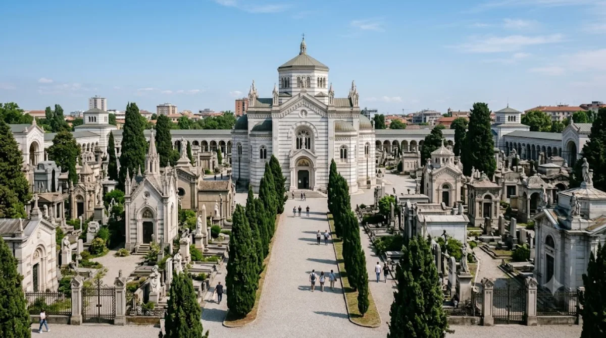 monumental cemetery of Milan