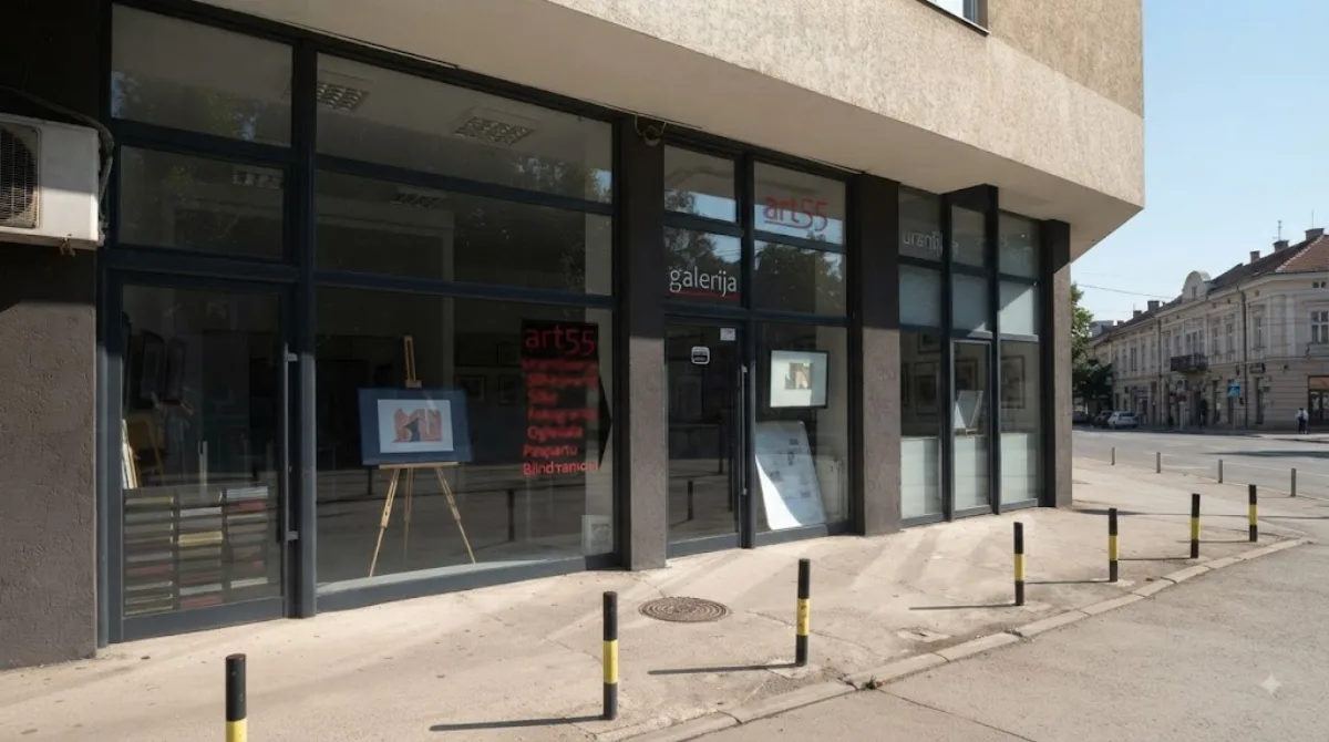 Art55 gallery in Niš