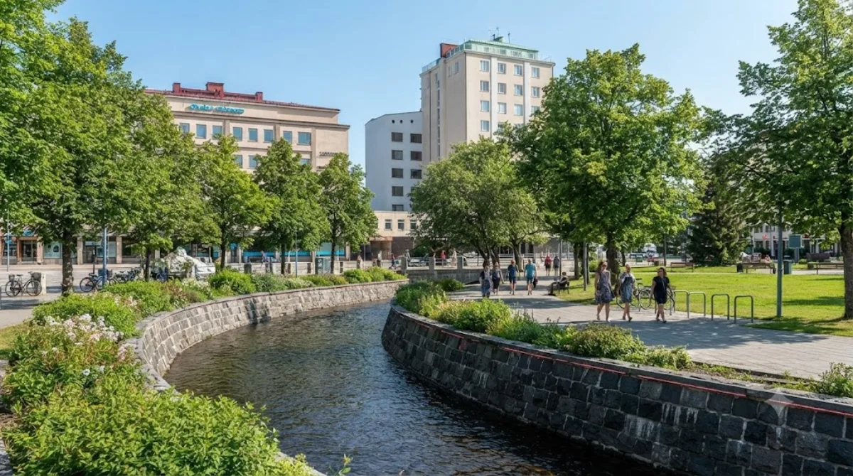 Oulu Town Canal Park Zone