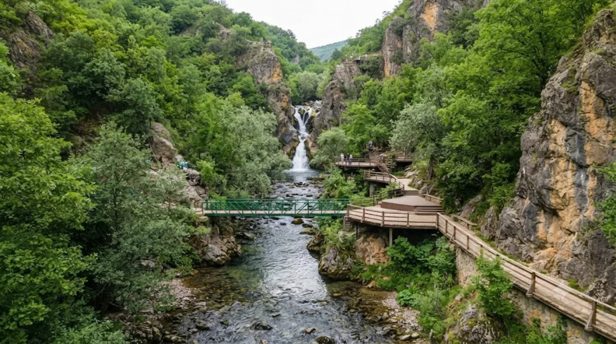 White Drin Waterfall