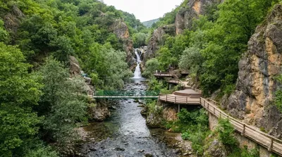 White Drin Waterfall