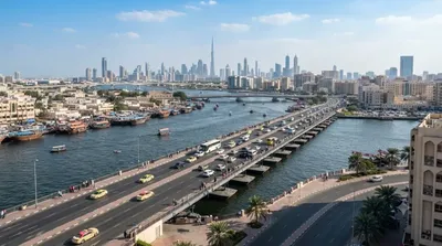 Floating Dubai Bridge