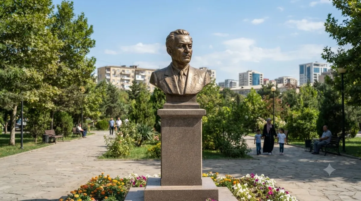 Busto de Jalil Mammadguluzade