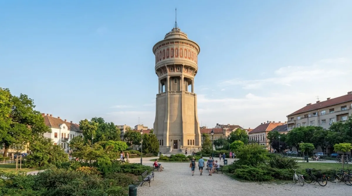 Water tower in Szeged