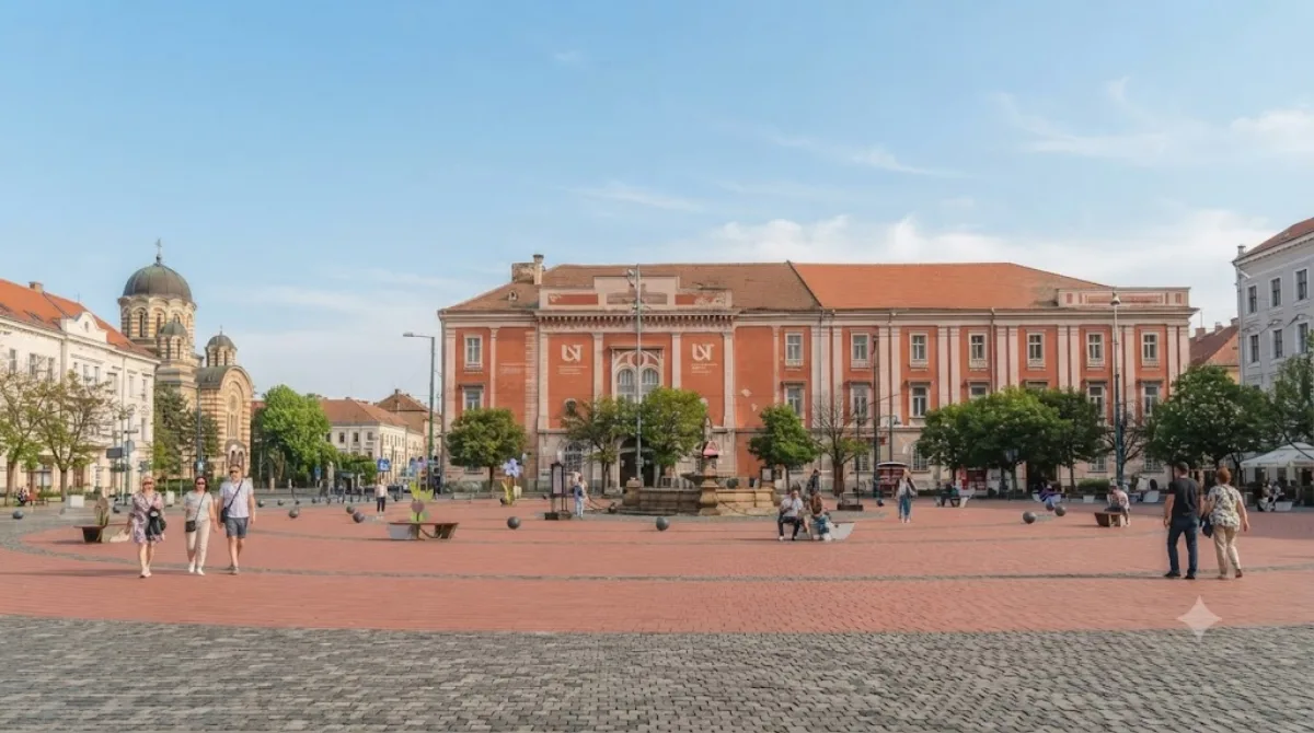 Libertății Square in Timișoara