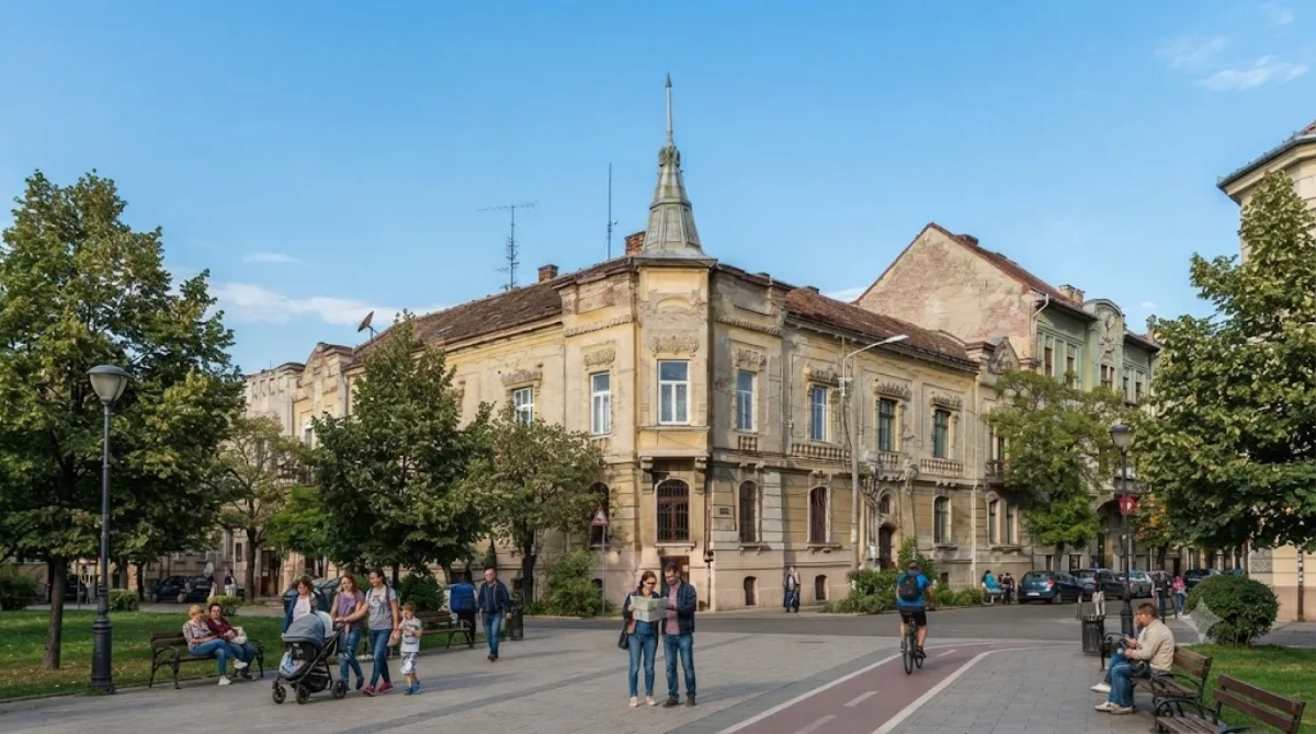 Plevnei Square in Timișoara