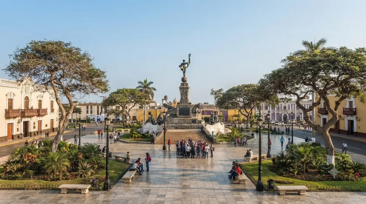 Plaza de Armas of Trujillo