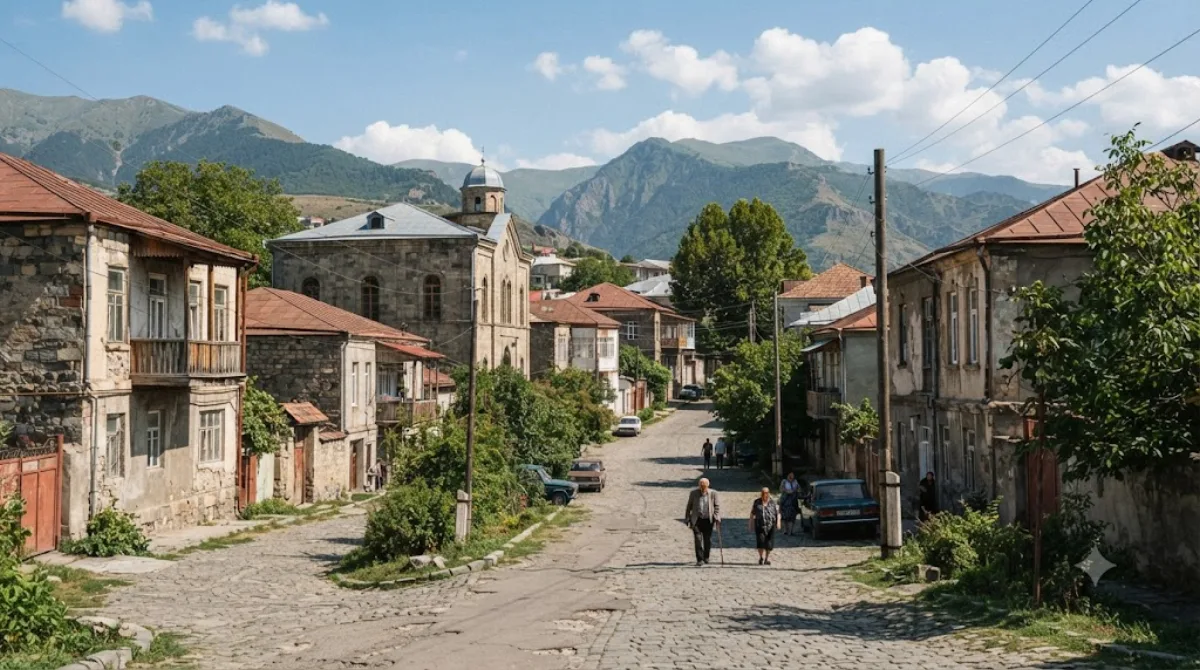 The Jewish quarter of Tskhinvali