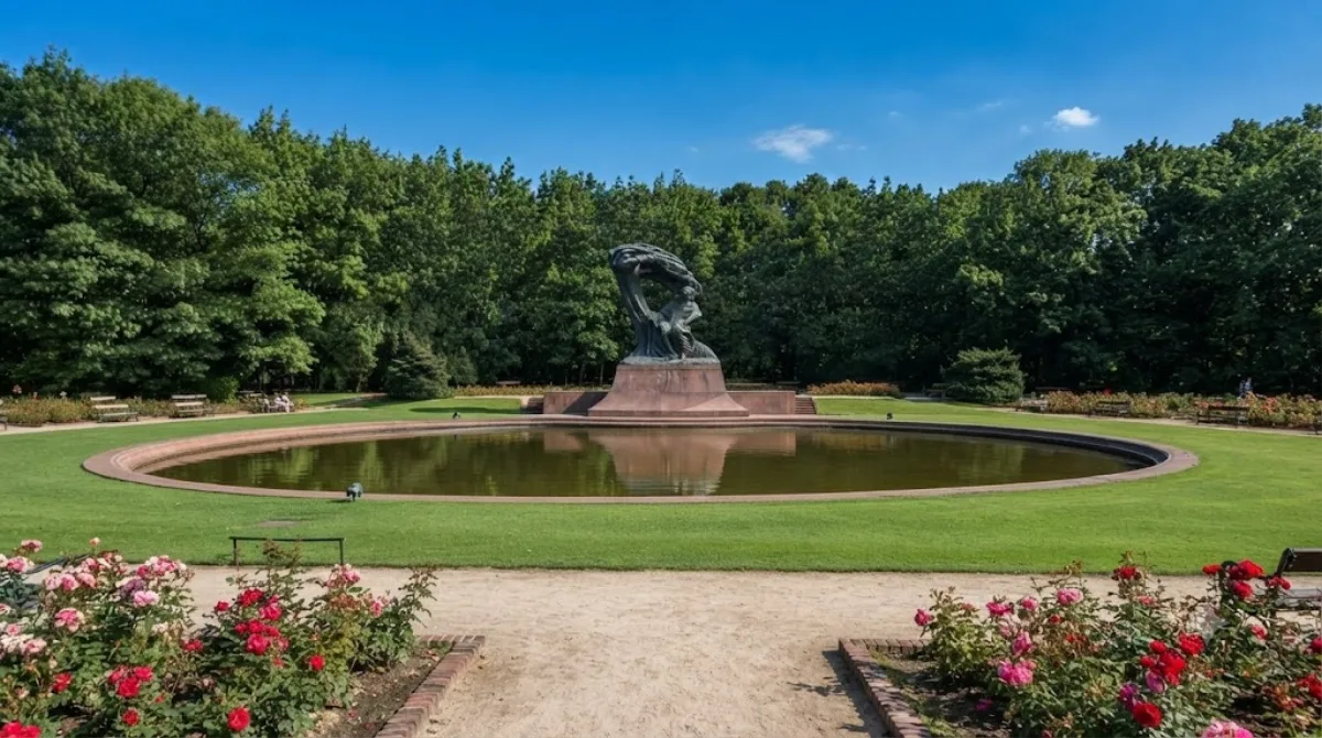 Frederic Chopin Monument in Warsaw