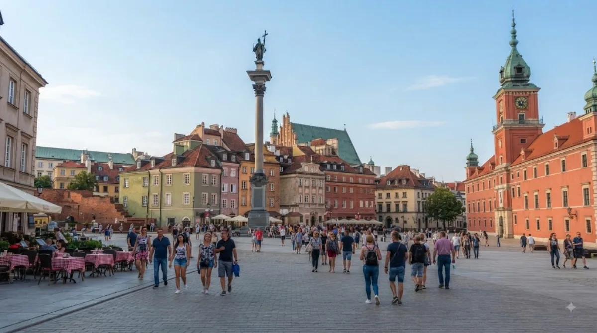 Old Town Market Square in Warsaw