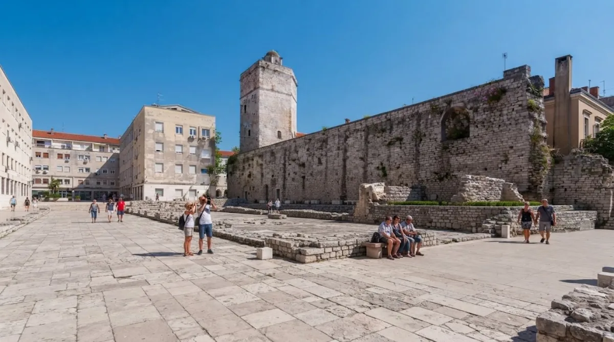 Roman forum in Zadar